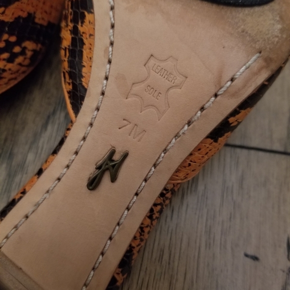 J Vincent Snake Skin Mules Size 6.5 - Picture 8 of 12